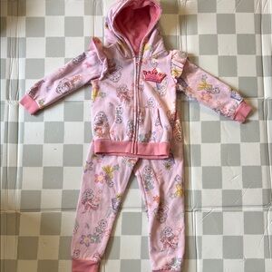 Disney Pink Princess Hooded Matching Set